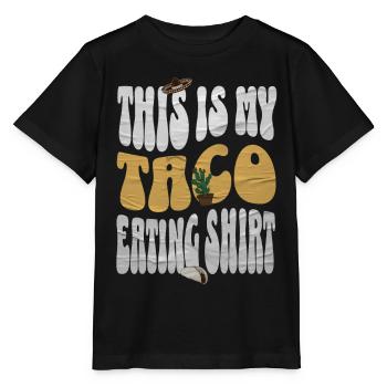 Taco - Stanley/Stella Kinder T-Shirt MINI CREATOR  - Schwarz - Vorne - Mikhail (115cm)