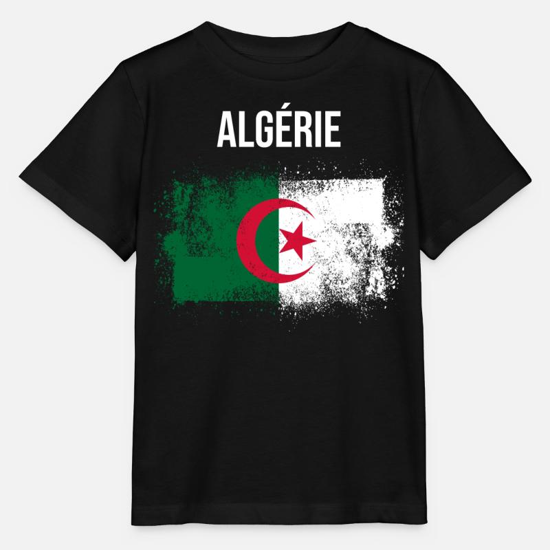 Algérie - T-shirt bio MINI CREATOR Stanley/Stella Enfant - noir