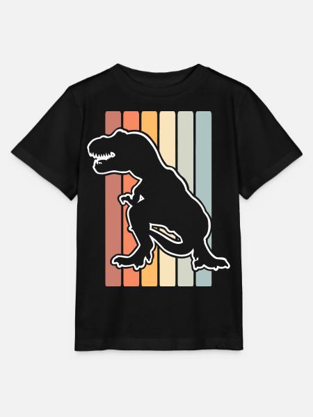 T Rex - Stanley/Stella MINI CREATOR Kids’ T-Shirt - black