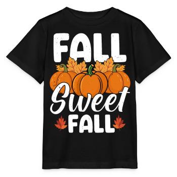 Herbst - Stanley/Stella Kinder T-Shirt MINI CREATOR  - Schwarz - Vorne - Mikhail (115cm)