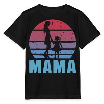 Mamma - Stanley/Stella Kinder T-Shirt MINI CREATOR  - Schwarz - Vorne - Mikhail (115cm)