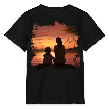 Mutter - Stanley/Stella Kinder T-Shirt MINI CREATOR  - Schwarz - Vorne - Mikhail (115cm)
