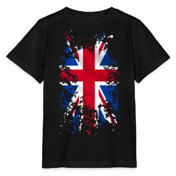 Union Jack - T-shirt bio MINI CREATOR Stanley/Stella Enfant - noir - Devant - Mikhail (115cm)