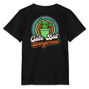 Mignon mais dangereux - T-shirt bio MINI CREATOR Stanley/Stella Enfant - noir - Devant - Mikhail (115cm)
