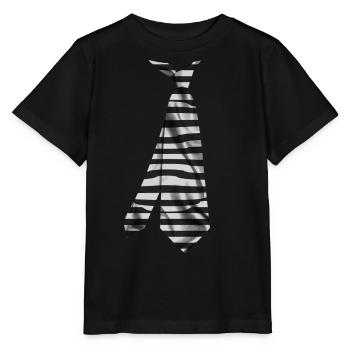 tie necktie Krawatte corbata stropdas solmio - Stanley/Stella MINI CREATOR Kids’ T-Shirt - black - Front - Mikhail (115cm)