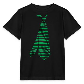 tie Krawatte necktie stropdas corbata solmio - Stanley/Stella MINI CREATOR Kids’ T-Shirt - black - Front - Mikhail (115cm)