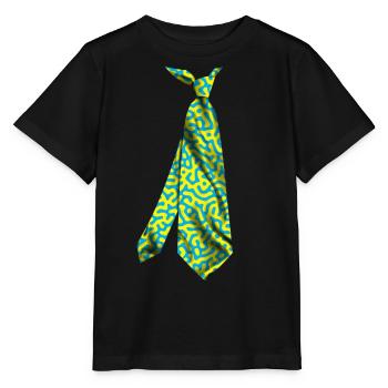 tie Krawatte necktie corbata stropdas solmio - Stanley/Stella MINI CREATOR Kids’ T-Shirt - black - Front - Mikhail (115cm)