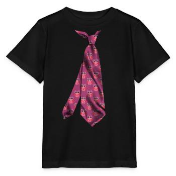 necktie tie Krawatte corbata stropdas cravate - Stanley/Stella MINI CREATOR Kids’ T-Shirt - black - Front - Mikhail (115cm)