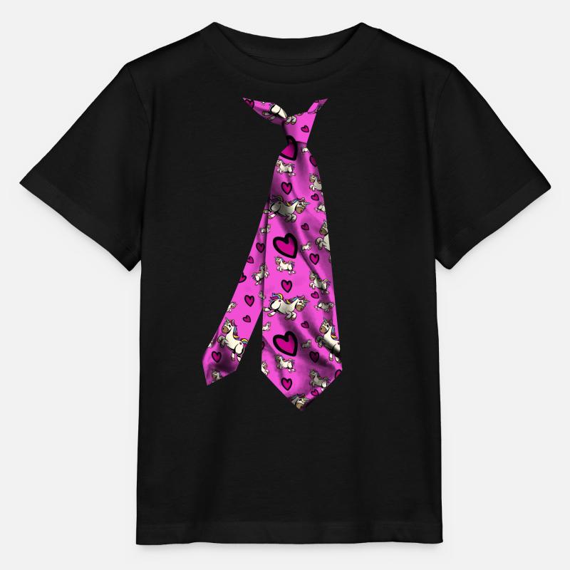 tie krawatte necktie stropdas corbata cravate - Stanley/Stella MINI CREATOR Kids’ T-Shirt - black
