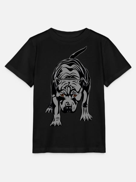 Pitbull - Stanley/Stella Kinder T-Shirt MINI CREATOR  - Schwarz
