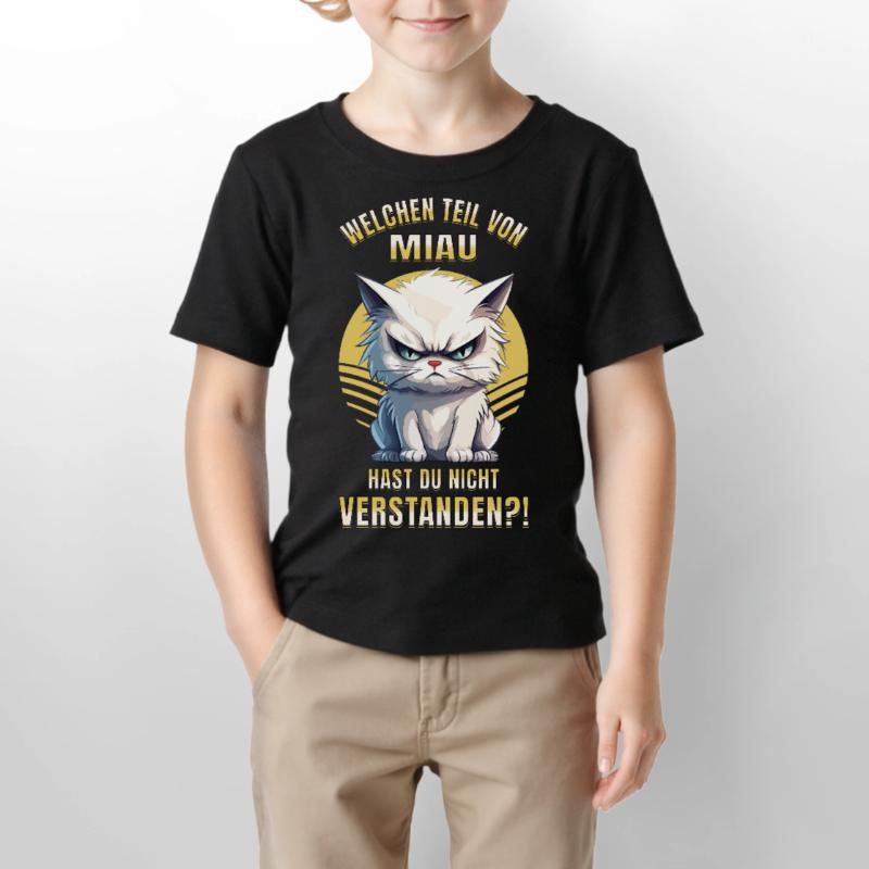 Cat, Grumpy, Grumpy, Grumpy, Meow, Funny Stanley/Stella MINI CREATOR Kids’ T-Shirt
