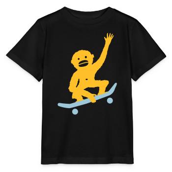 quelque chose de louche - T-shirt bio MINI CREATOR Stanley/Stella Enfant - noir - Devant - Mikhail (115cm)