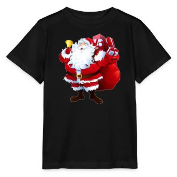 Weihnachtsgeschenk - Stanley/Stella Kinder T-Shirt MINI CREATOR  - Schwarz - Vorne - Mikhail (115cm)