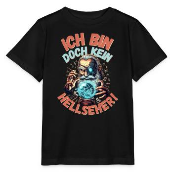 Bin doch kein Hellseher - Stanley/Stella Kinder T-Shirt MINI CREATOR  - Schwarz - Vorne - Mikhail (115cm)