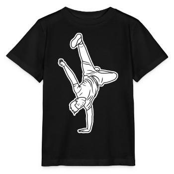 B Boy Sketch - Stanley/Stella MINI CREATOR Kids’ T-Shirt - black - Front - Mikhail (115cm)