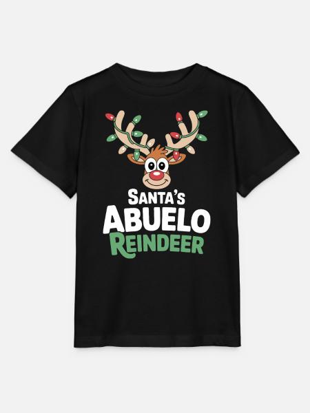 Das Rentier Abuelo des Weihnachtsmanns - Stanley/Stella Kinder T-Shirt MINI CREATOR - Schwarz