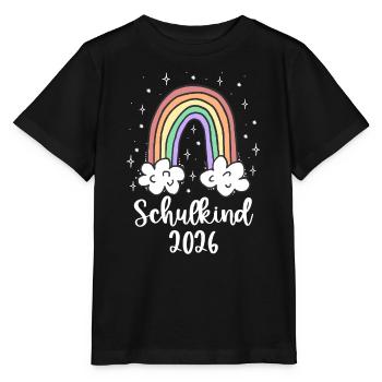 Inscription scolaire 2026 Girl Rainbow - T-shirt bio MINI CREATOR Stanley/Stella Enfant - noir - Devant - Mikhail (115cm)