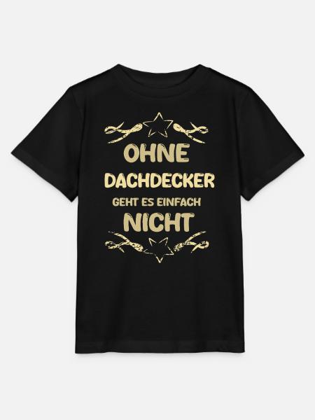 Dachdecker - Stanley/Stella Kinder T-Shirt MINI CREATOR - Schwarz