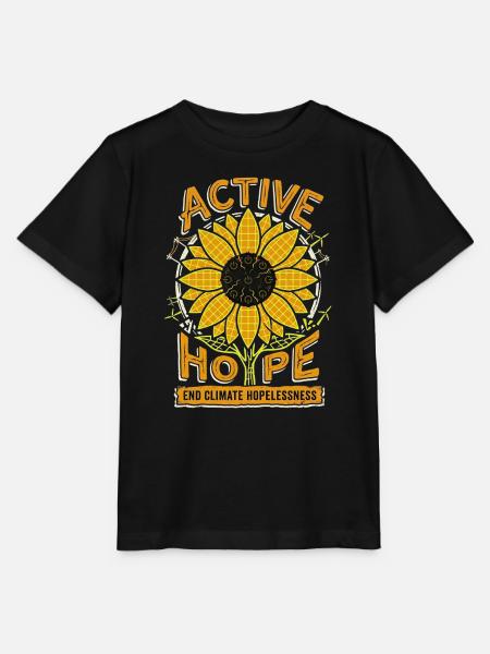 Klima Aktivist Sonnenblume - Stanley/Stella Kinder T-Shirt MINI CREATOR - Schwarz