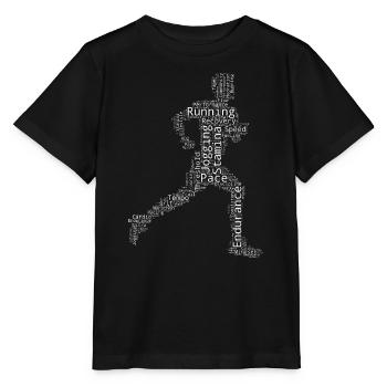 Geschenkidee für einen Running mit Running - Stanley/Stella Kinder T-Shirt MINI CREATOR  - Schwarz - Vorne - Mikhail (115cm)