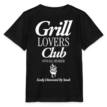 Grillen - Stanley/Stella Kinder T-Shirt MINI CREATOR  - Schwarz - Vorne - Mikhail (115cm)
