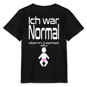 Lustiger Spruch Mädchen Baby Grafik - Stanley/Stella Kinder T-Shirt MINI CREATOR  - Schwarz - Vorne - Mikhail (115cm)