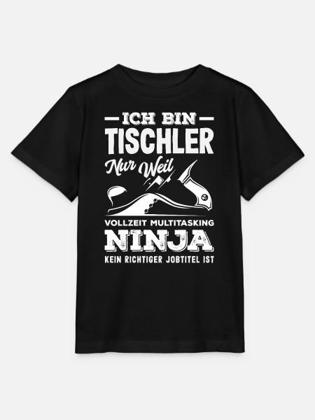 Tischler Multitasking Ninja - Stanley/Stella Kinder T-Shirt MINI CREATOR  - Schwarz