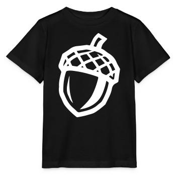Eichel Symbol - Stanley/Stella Kinder T-Shirt MINI CREATOR  - Schwarz - Vorne - Mikhail (115cm)