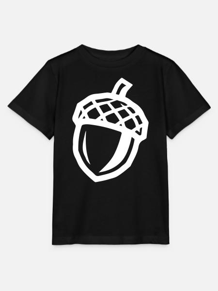 Eichel Symbol - Stanley/Stella Kinder T-Shirt MINI CREATOR  - Schwarz