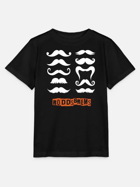 Roddsbrems - Der Schnurrbart-Spruch! - Stanley/Stella Kinder T-Shirt MINI CREATOR - Schwarz