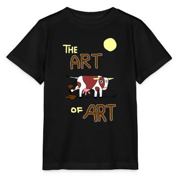 the ART of ART - Stanley/Stella Kinder T-Shirt MINI CREATOR  - Schwarz - Vorne - Mikhail (115cm)