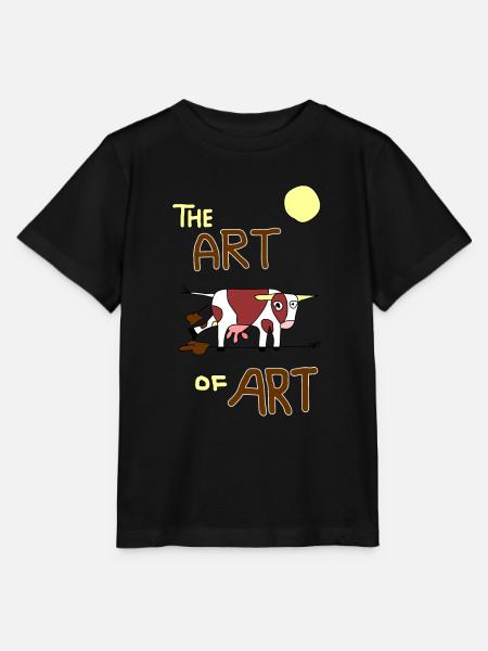 the ART of ART - Stanley/Stella Kinder T-Shirt MINI CREATOR  - Schwarz