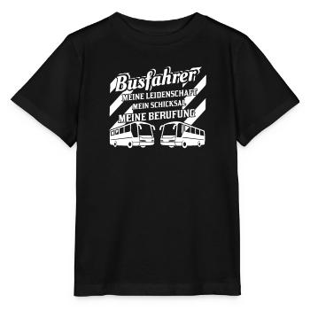Busfahrer Leidenschaft Schicksal Berufung - Stanley/Stella Kinder T-Shirt MINI CREATOR  - Schwarz - Vorne - Mikhail (115cm)