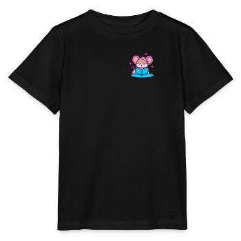 Lire Bookworm Pocket Design Mouse - T-shirt bio MINI CREATOR Stanley/Stella Enfant - noir - Devant - Mikhail (115cm)