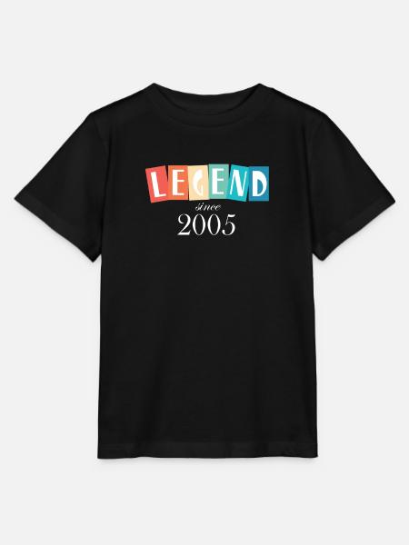 Legend since 2005 - Stanley/Stella MINI CREATOR Kids’ T-Shirt - black