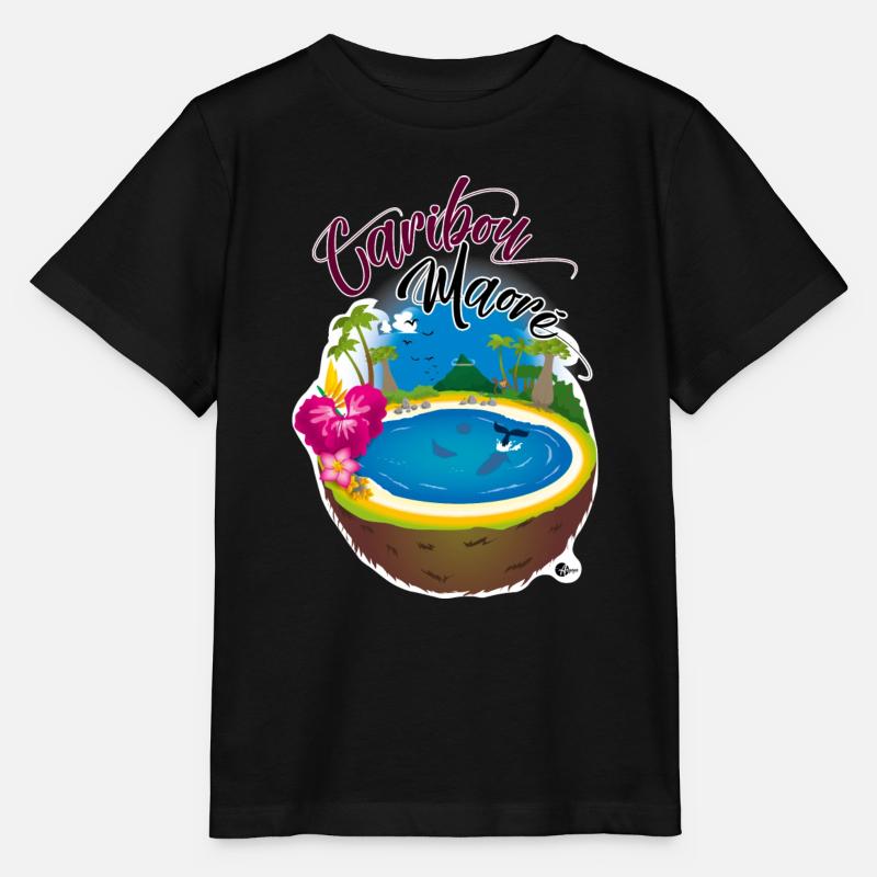 ANGAYA COCO ISLAND MAYOTTE - T-shirt bio MINI CREATOR Stanley/Stella Enfant - noir