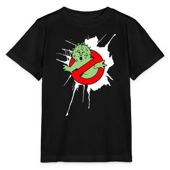 Corona virus blocked - Stanley/Stella MINI CREATOR Kids’ T-Shirt - black - Front - Mikhail (115cm)