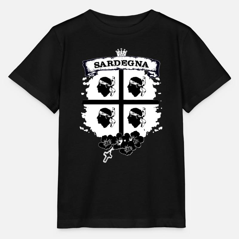 Sardaigne - T-shirt bio MINI CREATOR Stanley/Stella Enfant - noir
