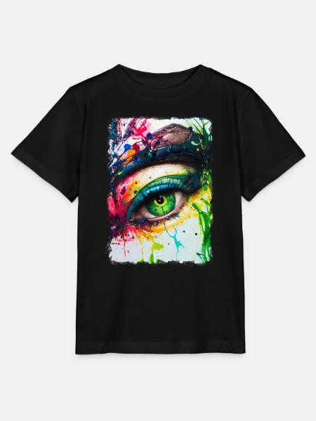 Iris - Stanley/Stella Kinder T-Shirt MINI CREATOR - Schwarz