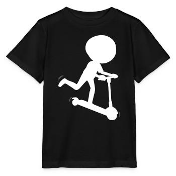 E-Scooter Roller Scooter - T-shirt bio MINI CREATOR Stanley/Stella Enfant - noir - Devant - Mikhail (115cm)