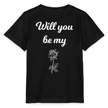 Flower Blume Pflanze - Stanley/Stella Kinder T-Shirt MINI CREATOR  - Schwarz - Vorne - Mikhail (115cm)