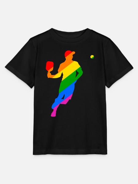LGBTQ Pickleball - T-shirt bio MINI CREATOR Stanley/Stella Enfant - noir