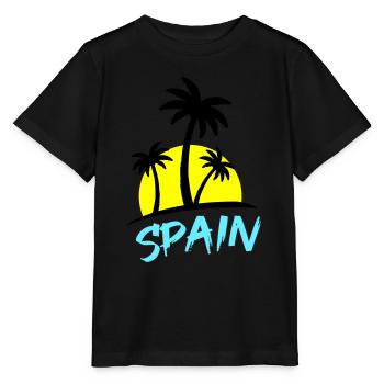 Spain - Stanley/Stella MINI CREATOR Kids’ T-Shirt - black - Front - Mikhail (115cm)