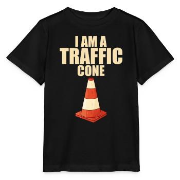 I Am A Traffic Cone Funny Halloween Costume - T-shirt bio MINI CREATOR Stanley/Stella Enfant - noir - Devant - Mikhail (115cm)