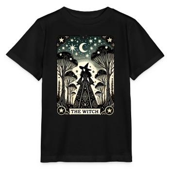 La sorcière - T-shirt bio MINI CREATOR Stanley/Stella Enfant - noir - Devant - Mikhail (115cm)