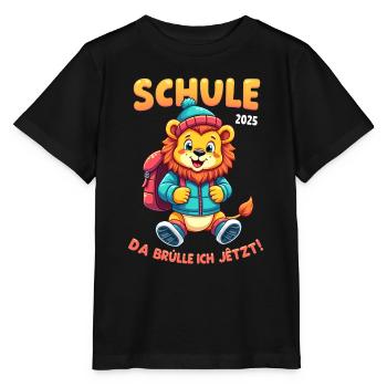 Einschulung 2025 - Mädchen & Junge - Stanley/Stella Kinder T-Shirt MINI CREATOR  - Schwarz - Vorne - Mikhail (115cm)