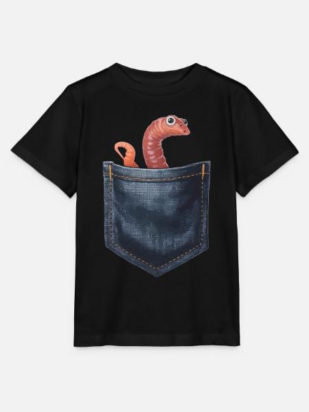 Wurm - Stanley/Stella Kinder T-Shirt MINI CREATOR - Schwarz