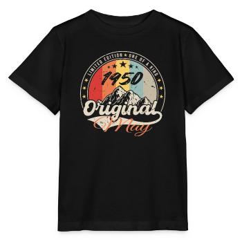 May 1950 | Vintage 1950 Anniversary | May 1950 - Stanley/Stella MINI CREATOR Kids’ T-Shirt - black - Front - Mikhail (115cm)