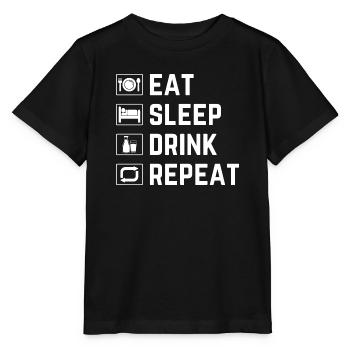 Lait délicieux - T-shirt bio MINI CREATOR Stanley/Stella Enfant - noir - Devant - Mikhail (115cm)