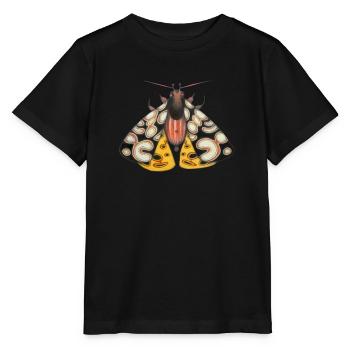 Moth noir et jaune - T-shirt bio MINI CREATOR Stanley/Stella Enfant - noir - Devant - Mikhail (115cm)